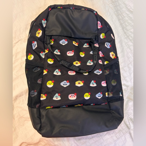 Nike Handbags - Nike Emoji Print Black Backpack with matching crossbody bag